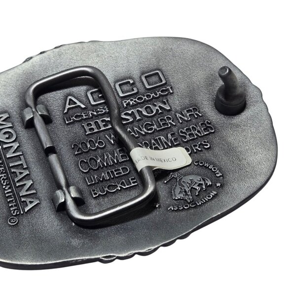 2006 NFR Belt Buckle National Finals Rodeo Team Roping Cowboy Wrangler Ropers - Picture 10 of 11